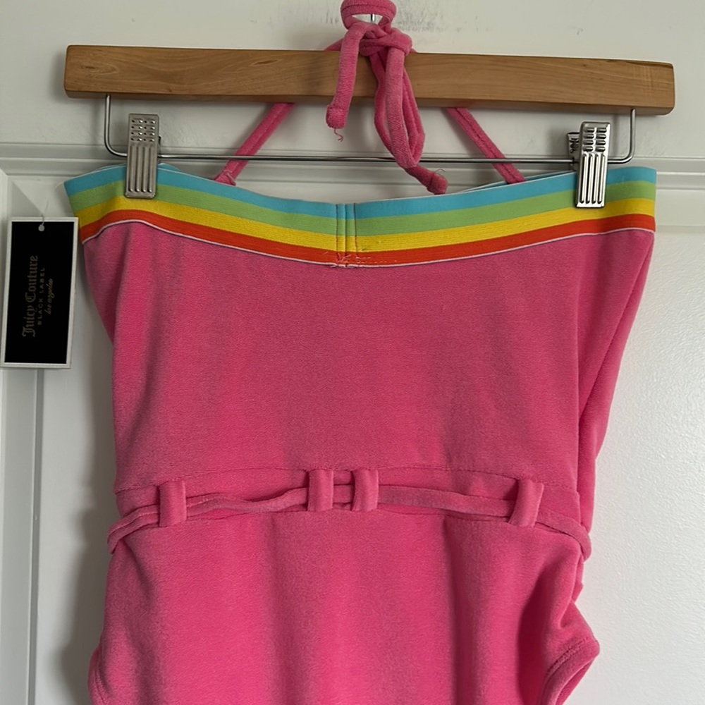 JUICY COUTURE ONE PIECE SWIMWEAR SWIMSUIT SIZE M MSRP $88.00 NWT - Picture 5 of 6